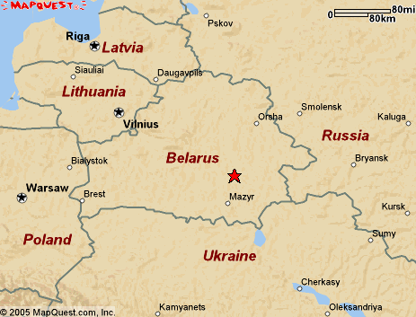 belarus map baltics